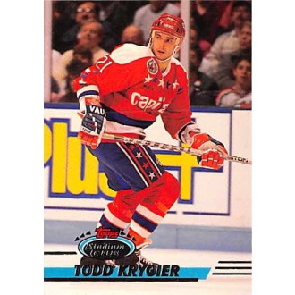 Řadové karty - Krygier Todd - 1993-94 Stadium Club No.337