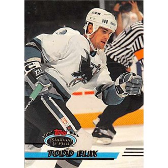 Řadové karty - Elik Todd - 1993-94 Stadium Club No.363