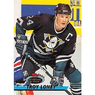 Řadové karty - Loney Troy - 1993-94 Stadium Club No.395