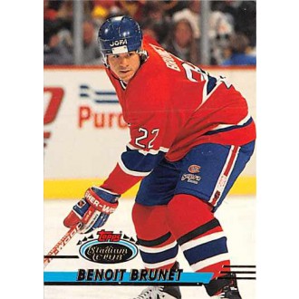Řadové karty - Brunet Benoit - 1993-94 Stadium Club No.422