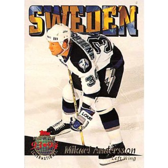 Řadové karty - Andersson Mikael - 1993-94 Stadium Club No.427