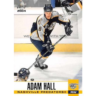 Řadové karty - Hall Adam - 2003-04 Pacific No.187
