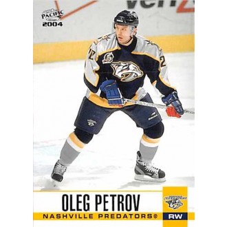 Řadové karty - Petrov Oleg - 2003-04 Pacific No.191
