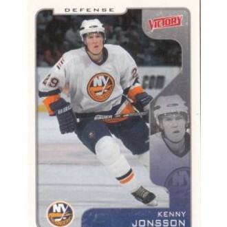 Řadové karty - Jonsson Kenny - 2001-02 Victory No.227
