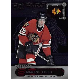 Řadové karty - Bell Mark - 2001-02 Pacific Spring Expo Rookie Collection No.3