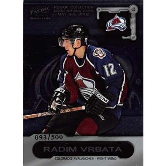 Řadové karty - Vrbata Radim - 2001-02 Pacific Spring Expo Rookie Collection No.4