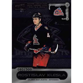 Řadové karty - Klesla Rostislav - 2001-02 Pacific Spring Expo Rookie Collection No.5