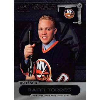 Řadové karty - Torres Raffi - 2001-02 Pacific Spring Expo Rookie Collection No.8