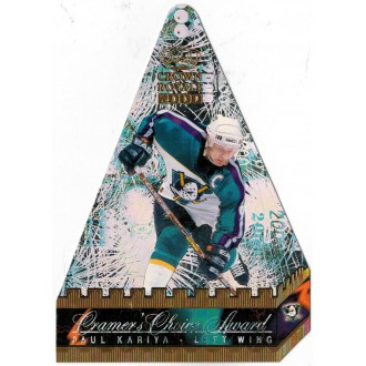 Insertní karty - Kariya Paul - 1999-00 Crown Royale Cramers Choice Jumbos No.1