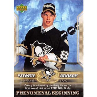 Insertní karty - Crosby Sidney - 2005-06 Upper Deck Phenomenal Beginnings No.1