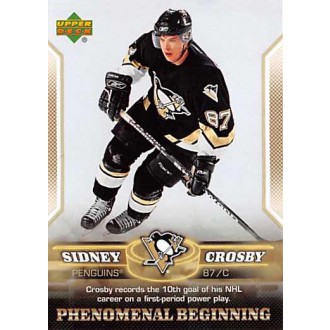 Insertní karty - Crosby Sidney - 2005-06 Upper Deck Phenomenal Beginnings No.11