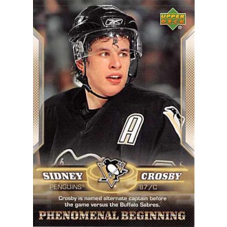 Insertní karty - Crosby Sidney - 2005-06 Upper Deck Phenomenal Beginnings No.13
