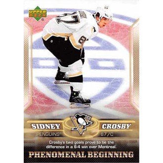 Insertní karty - Crosby Sidney - 2005-06 Upper Deck Phenomenal Beginnings No.19