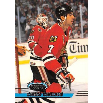 Řadové karty - Chelios Chris - 1993-94 Stadium Club No.420