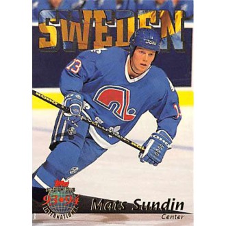 Řadové karty - Sundin Mats - 1993-94 Stadium Club No.425
