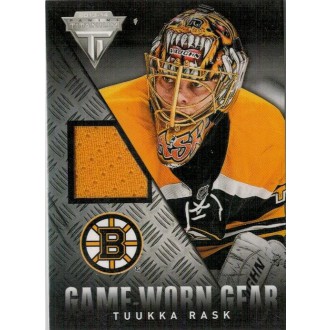 Jersey karty - Rask Tuukka - 2013-14 Titanium Game Worn Gear No.GG-TR