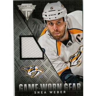Jersey karty - Weber Shea - 2013-14 Titanium Game Worn Gear No.GG-SW