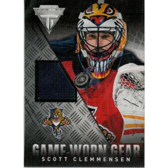 Jersey karty - Clemmensen Scott - 2013-14 Titanium Game Worn Gear No.GG-SCL