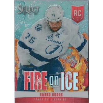 Insertní karty - Gudas Radko - 2013-14 Select Fire on Ice Rookies Prizms Red No.FR-35