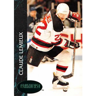 Paralelní karty - Lemieux Claude - 1992-93 Parkhurst Emerald Ice No.89