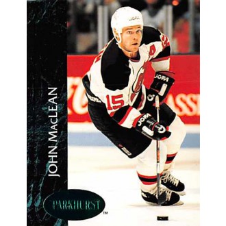 Paralelní karty - MacLean John - 1992-93 Parkhurst Emerald Ice No.90