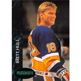Paralelní karty - Hull Brett - 1992-93 Parkhurst Emerald Ice No.153