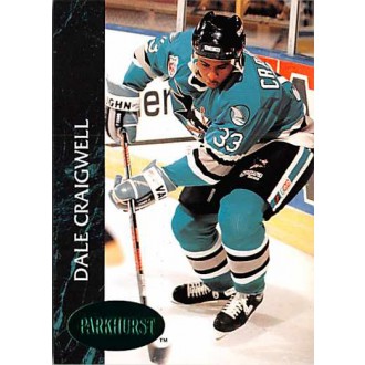 Paralelní karty - Craigwell Dale - 1992-93 Parkhurst Emerald Ice No.168