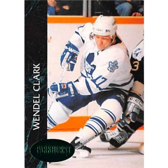 Paralelní karty - Clark Wendel - 1992-93 Parkhurst Emerald Ice No.179
