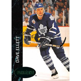 Paralelní karty - Ellett Dave - 1992-93 Parkhurst Emerald Ice No.181