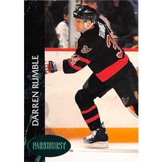 Paralelní karty - Rumble Darren - 1992-93 Parkhurst Emerald Ice No.356