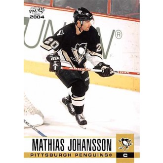 Řadové karty - Johansson Mathias - 2003-04 Pacific No.273