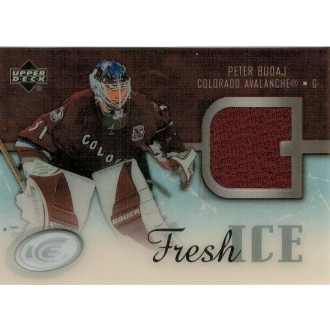 Jersey karty - Budaj Peter - 2005-06 Ice Fresh Ice Glass No.FI-BU