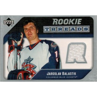 Jersey karty - Balaštík Jaroslav - 2005-06 Upper Deck Rookie Threads - white No.RT-JB