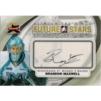 Podepsané karty - Maxwell Brandon - 2011-12 Between The Pipes Autographs No.A-BM