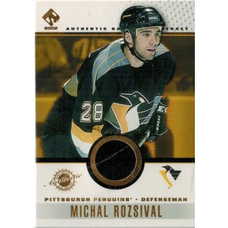 Jersey karty - Rozsíval Michal - 2001-02 Private Stock Game Gear - black No.83