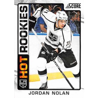 Řadové karty - Nolan Jordan - 2012-13 Score No.508