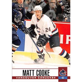 Řadové karty - Cooke Matt - 2003-04 Pacific No.329