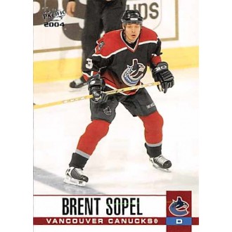 Řadové karty - Sopel Brent - 2003-04 Pacific No.338