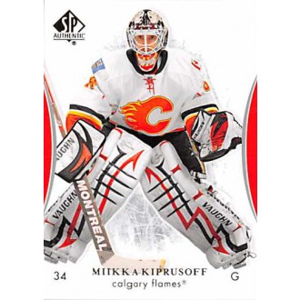 Řadové karty - Kiprusoff Miikka - 2007-08 SP Authentic No.74