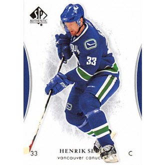 Řadové karty - Sedin Henrik - 2007-08 SP Authentic No.91