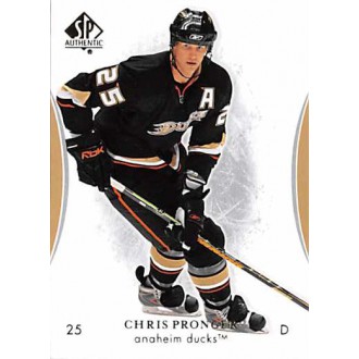 Řadové karty - Pronger Chris - 2007-08 SP Authentic No.96