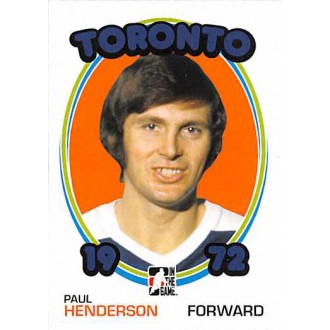 Řadové karty - Henderson Paul - 2009-10 ITG 1972 The Year In Hockey  No.25
