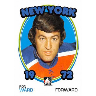 Řadové karty - Ward Ron - 2009-10 ITG 1972 The Year In Hockey  No.140
