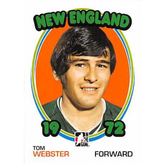 Řadové karty - Webster Tom - 2009-10 ITG 1972 The Year In Hockey  No.147