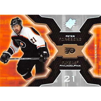 Řadové karty - Forsberg Peter - 2006-07 SPx No.75