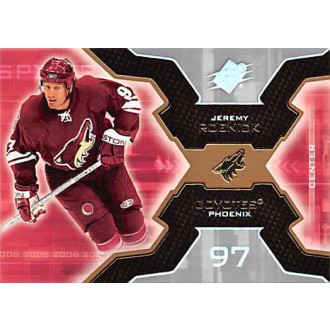 Řadové karty - Roenick Jeremy - 2006-07 SPx No.78