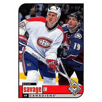Paralelní karty - Savage Brian - 1998-99 UD Choice Preview No.111