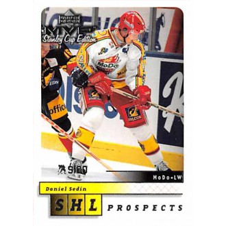Paralelní karty - Sedin Daniel - 1999-00 MVP Stanley Cup Silver Script No.217