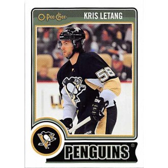 Řadové karty - Letang Kris - 2014-15 O-Pee-Chee No.349
