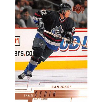 Řadové karty - Sedin Daniel - 2000-01 Upper Deck No.400